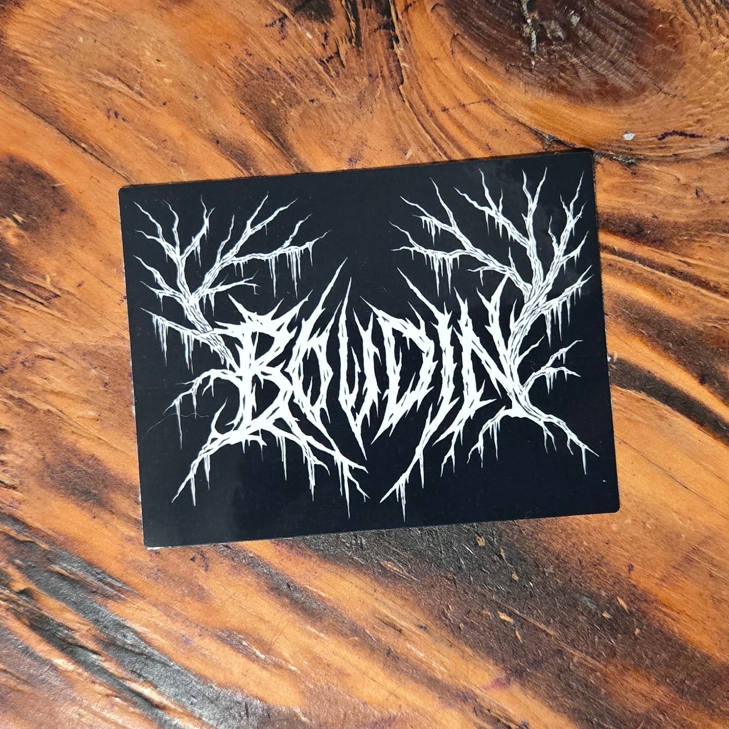 Black Metal Boudin Sticker